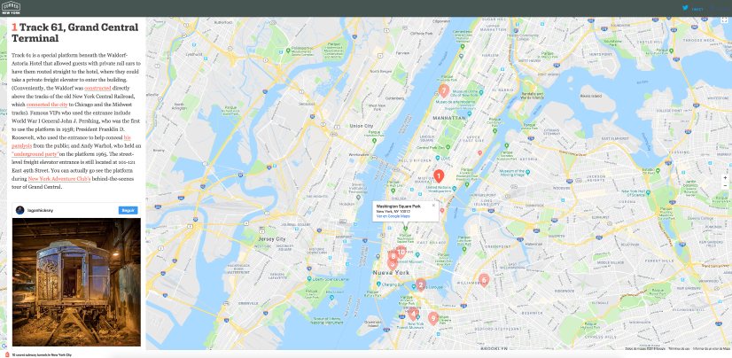 Mapa de los túneles y estaciones de metro abandonados de Nueva York